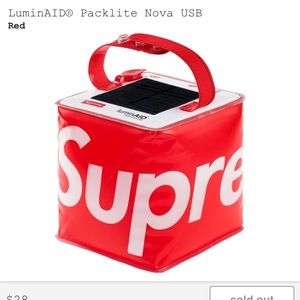 ss18 supreme LuminAID  Packlite Nova usb
